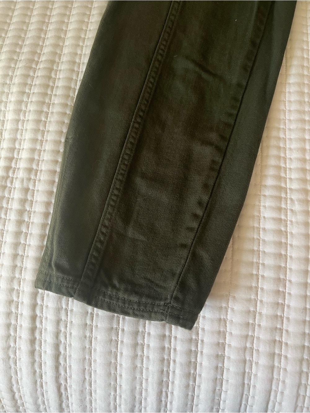 Banana Republic ankle pants army green 4 - Picture 3 of 6